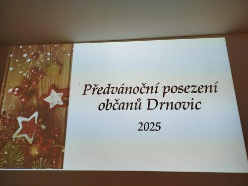 Předvánoční posezení s občany 2025